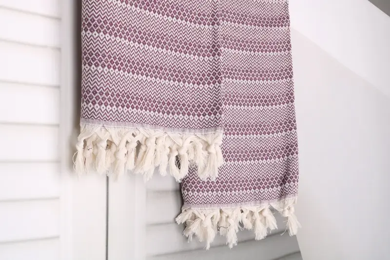 Personalized Towel, Travel Towel, Monogram Beach Towel, 70x38 Cotton Diamond Towel, Bridesmaid Towel, Personalized Gift For Her, Large Turkish Towel - 8