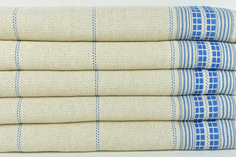 Tablecloth, 96x94 Linen Striped Towel, Personalized Gifts, Turkish Bedspread, Personalize Gift, Boho Throw Blankets, Valentine Day Gift For Her - 2