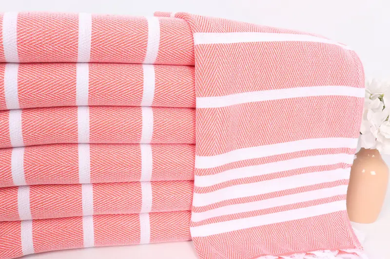 Turkish Tea Towel, Bathroom Towels, Wedding Anniversary Gift, Turkish Hand Towel, 40x20 Cotton Zig zag Towel, Wedding Gift For Bride, Gym Towel - 2