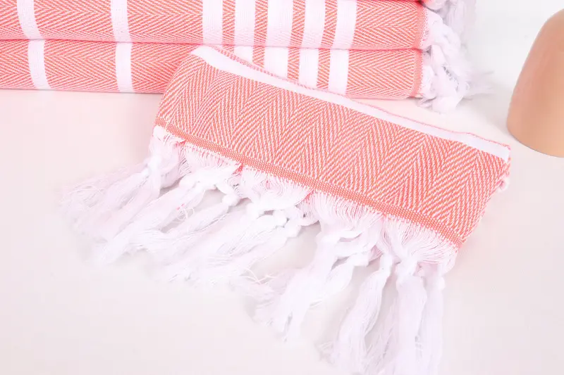 Turkish Tea Towel, Bathroom Towels, Wedding Anniversary Gift, Turkish Hand Towel, 40x20 Cotton Zig zag Towel, Wedding Gift For Bride, Gym Towel - 4