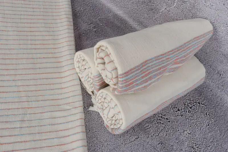 Gift For Her, Lightweight towel, 68x36 Cotton Striped Towel, Guest Towel, Personalized Turkish Towel, Personalized Gift For Her, Beach Wedding Favor - 8