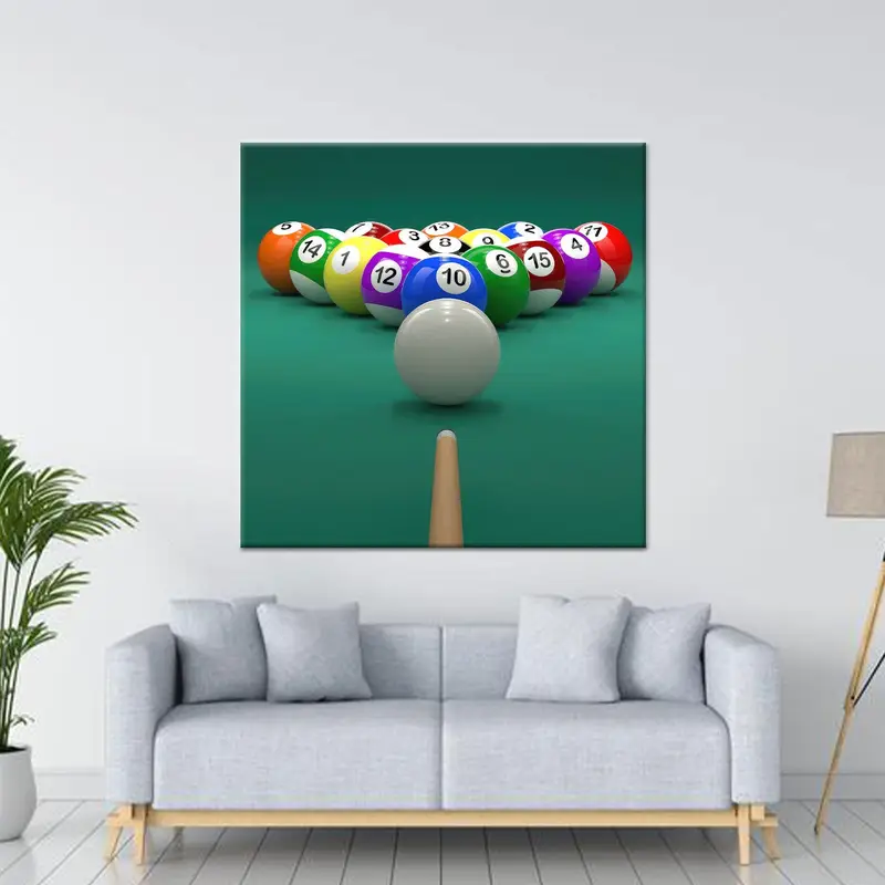 Modern Colorful Canvas: Elevate Boy Room, Office, Sport, Game Space