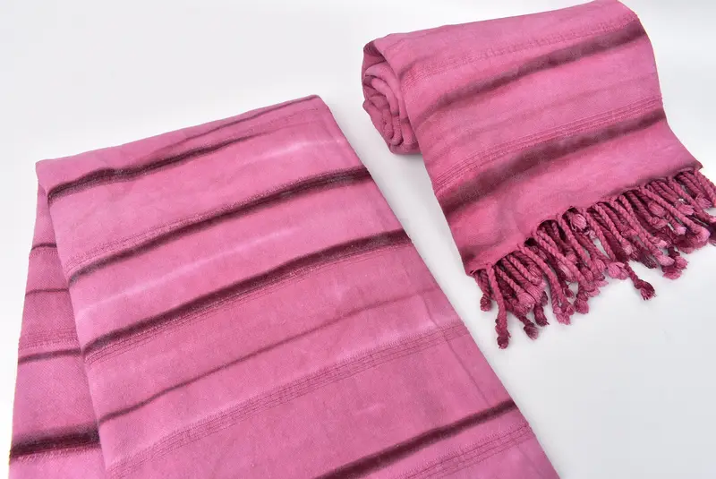 Bridesmaid Gift, Bachelorette Favor, 64x38 Cotton Striped Tie Dye Towel, Custom Name Towel, Bachelorette Party Gifts Bridesmaids, Travel towel - 8