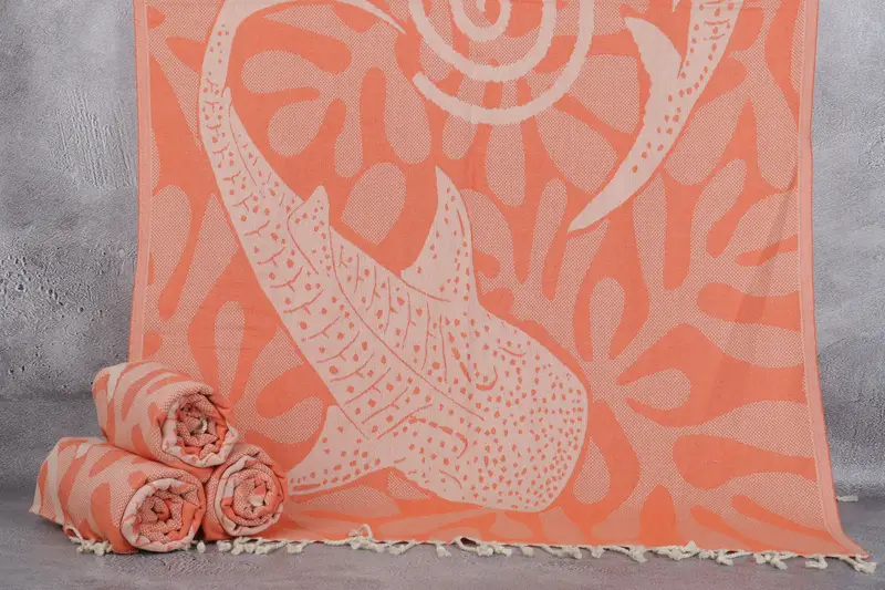 Personalized Gift, Bachelorette Party Gifts, 70x40 Cotton Whale Design Towel, Gift For Wedding Day, Custom Wedding Gifts, Valentines Day Gift - 1