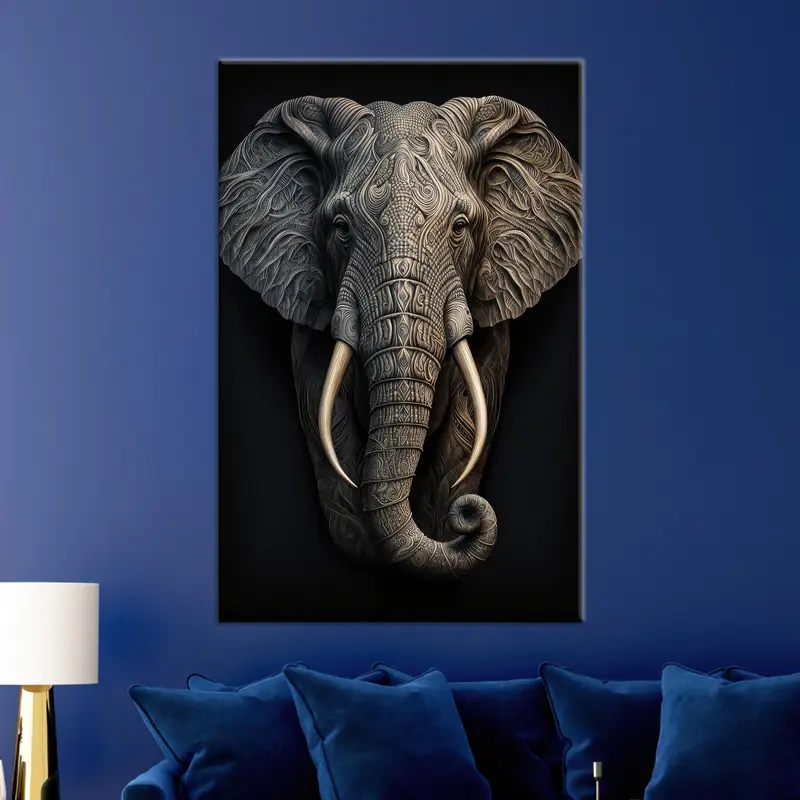 Moderne schwarze Loft-Leinwand: Werten Sie Ihre Männerhöhlen-Dekoration auf