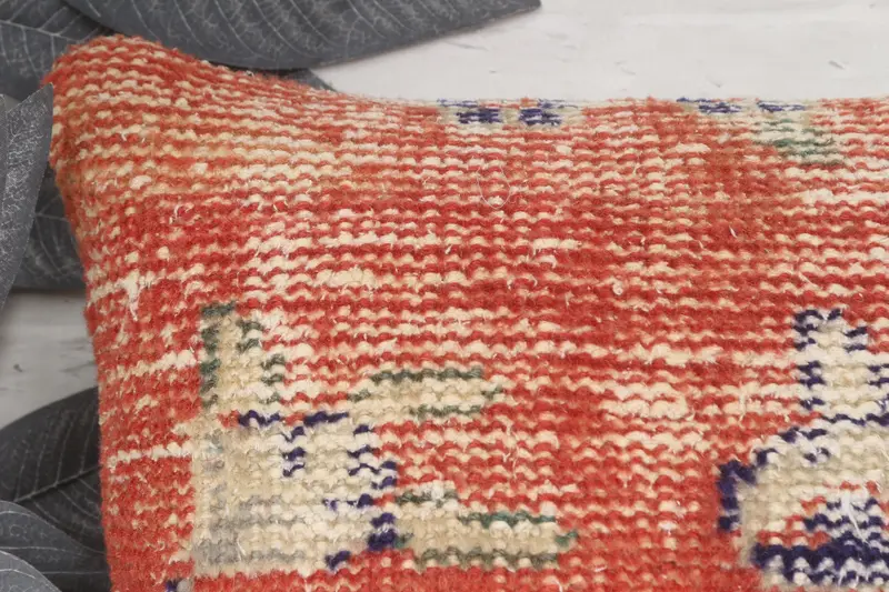 Pillow, Ethnic Throw Pillow Sham, Ethnic Throw Cushion Case, Gift Pillow, Pillow for Couch, Pillow for Sofa, 14x14 Red Pillow Sham - 2