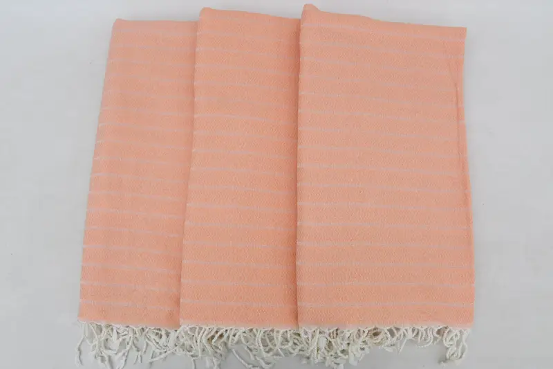 Valentines Day Gift Idea, Lightweight Turkish towel, 70x40 Cotton Striped Towel, Bachelorette Party Gift, Personalized Wedding Gift, Holiday Towel - 3