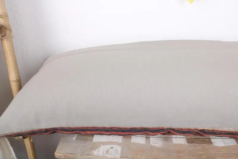 Interior Designer Pillow, Boho Chic Cushion Case, Cushion, Vintage Kilim Throw Pillow, Kilim Pillow Cover, Nomadic Cushion, 16x48 Red Cushion - 6