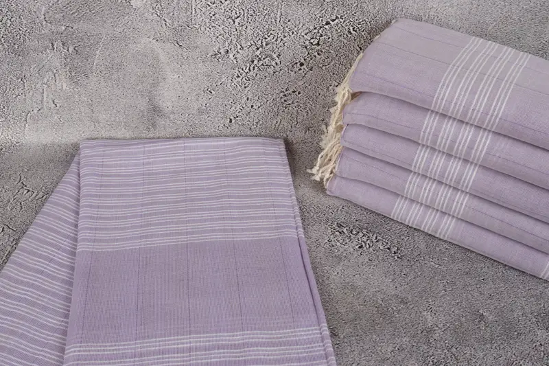 Guest Towel, Summer Gift Ideas, Family Gift, Gift For Him, Bachelor Gifts, Housewarming Gift, 70x40 Cotton Striped Towel, Family Gift Basket - 2