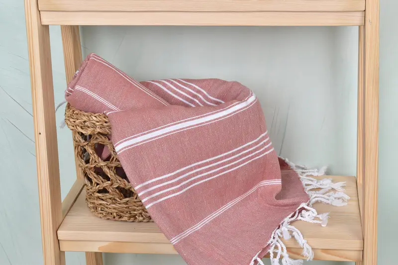 Gift For Her, Turkish towel, Bridesmaid Gifts Personalized, Bachelor Towel, 70x40 Cotton Striped Towel, Organic Towel, Sand-resistant towel - 4