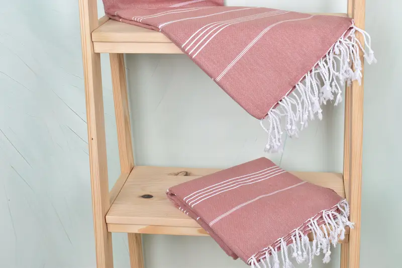 Gift For Her, Turkish towel, Bridesmaid Gifts Personalized, Bachelor Towel, 70x40 Cotton Striped Towel, Organic Towel, Sand-resistant towel - 5