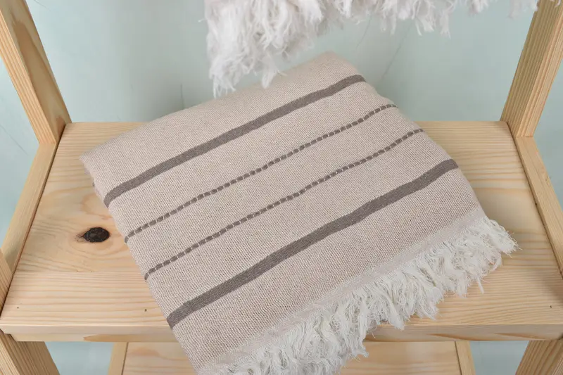 Valentines Day Gift For Him, Personalized Towel, 70x40 Cotton Striped Towel, Bachelorette Party Gifts, Embroidery Towel, Best Friend Gift, Gym Towel - 5