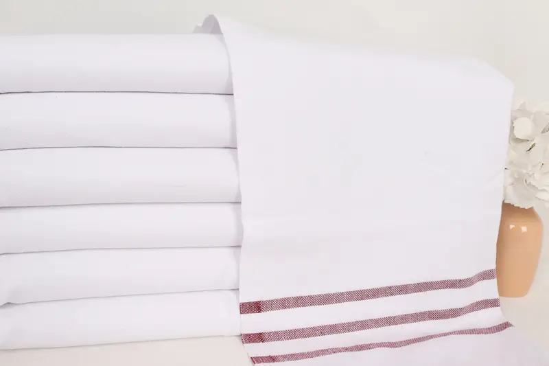Personalized Kitchen Towel, Wedding Gift, 40x24 Cotton Striped Towel, Towel With Name, Birthday Gift, Monogrammed Hand Towel, Gift For The Home - 2