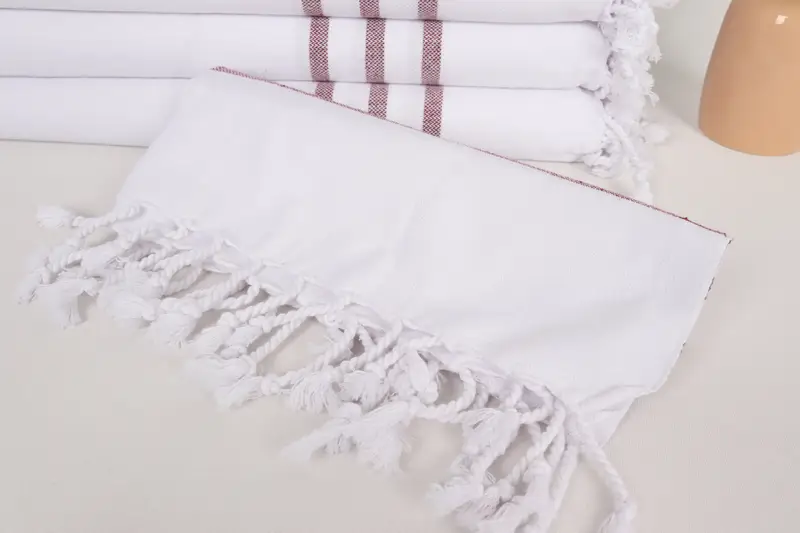 Personalized Kitchen Towel, Wedding Gift, 40x24 Cotton Striped Towel, Towel With Name, Birthday Gift, Monogrammed Hand Towel, Gift For The Home - 4