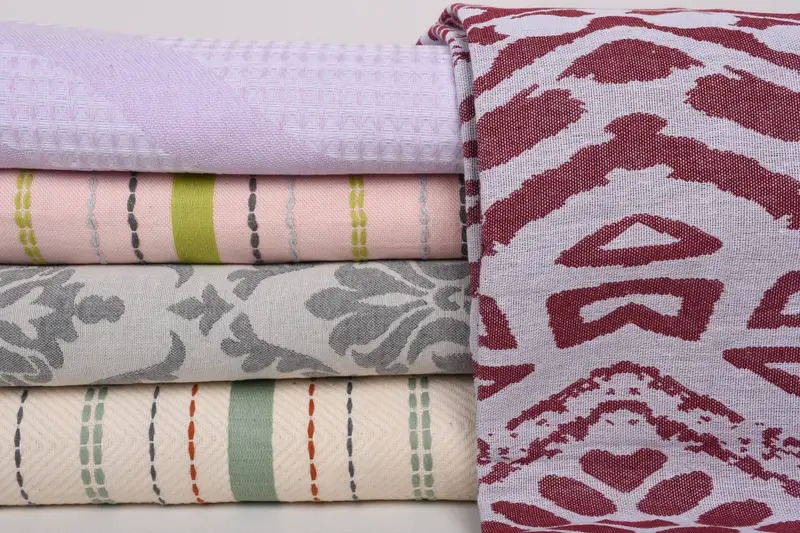 Monogram Beach Blanket, 80x60 Cotton Set of 5 Towel, Woven Throw Blanket, Bachelorette Party Favors, Bachelor Gifts, Custom Wedding Gifts - 2