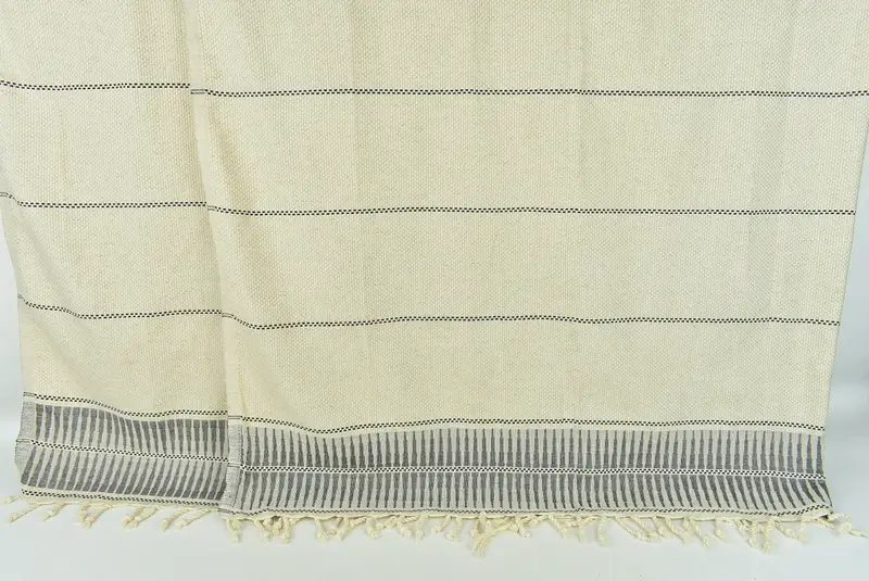 Best Friend Wedding Gift, 104x96 Cotton Striped Towel, Turkish Blanket, Throw Blanket Couch, Monogram Blanket, Personalised Gift, Turkish Bedspread - 7