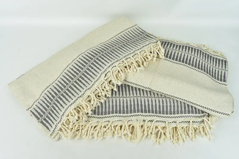 Best Friend Wedding Gift, 104x96 Cotton Striped Towel, Turkish Blanket, Throw Blanket Couch, Monogram Blanket, Personalised Gift, Turkish Bedspread - 6