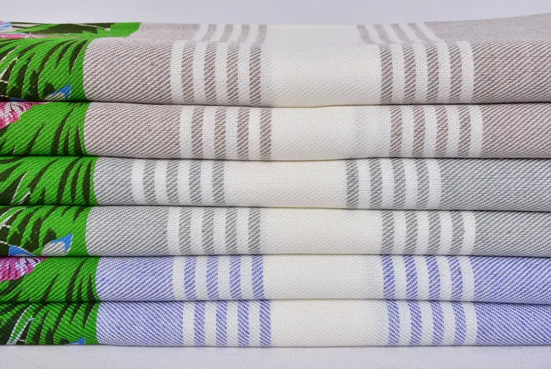 Summer Gift, Bridesmaid Gifts, 70x40 Cotton Summer Print Striped Towel, Halloween Gifts, Custom Beach Towels, Bachelor Bachelorette Party Favors - 2