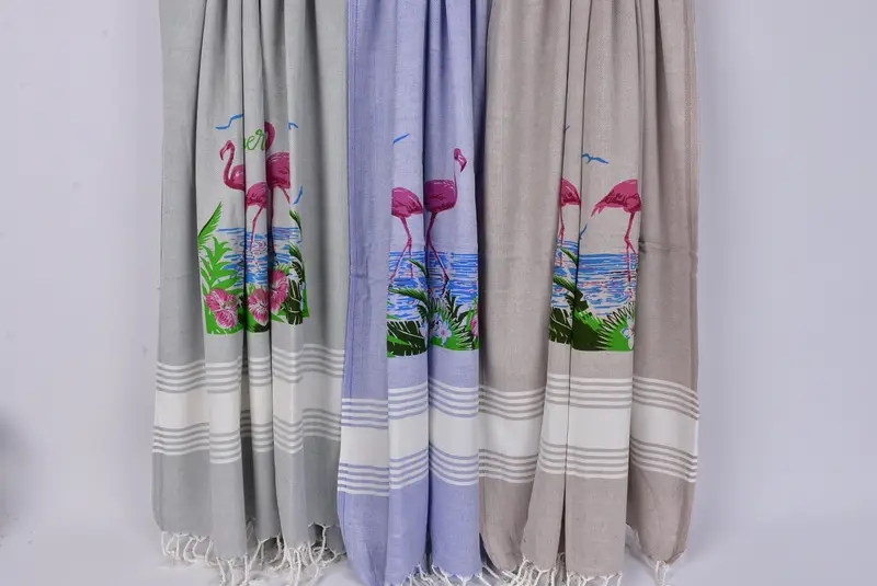 Summer Gift, Bridesmaid Gifts, 70x40 Cotton Summer Print Striped Towel, Halloween Gifts, Custom Beach Towels, Bachelor Bachelorette Party Favors - 8