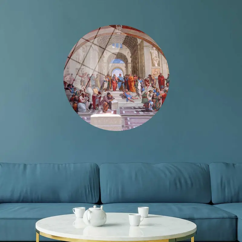 Renaissance Canvas: Raphael's Masterpieces in Vibrant Oil Print