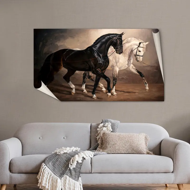 エレガントな馬のキャンバス: 馬愛好家への完璧なバレンタインギフト