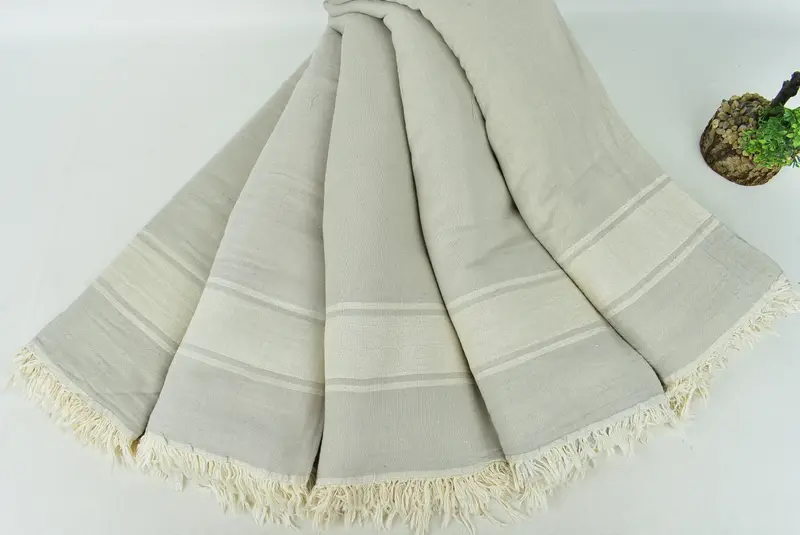 Custom Wedding Gifts, 70x60 Cotton Striped Towel, Personalized Gifts, Bridesmaid Gifts, Turkish Bedspread, Bachelorette Party Favors Beach - 4