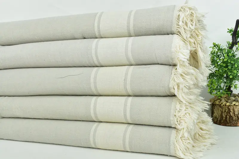 Custom Wedding Gifts, 70x60 Cotton Striped Towel, Personalized Gifts, Bridesmaid Gifts, Turkish Bedspread, Bachelorette Party Favors Beach - 3