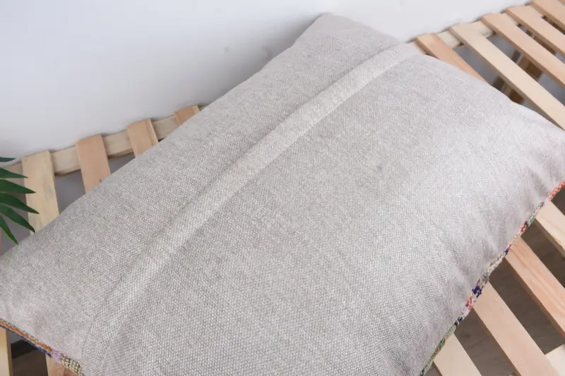 Ethnical Kilim Rug Pillow, Turkish Kilim Pillow, 20x28 Red Pillow Case, Kilim Pillow Cover, Pillow Sham, Nautical Throw Pillow Case - 8