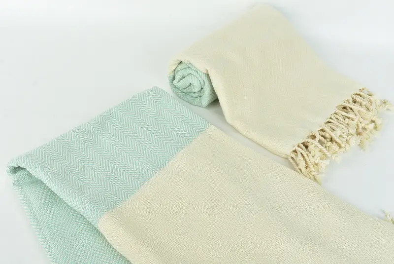 Wedding For Favor, Handmade Gift, Hammam towel, 70x36 Cotton Zig zag Towel, Personalized Beach Towel, Beach Bachelorette Party Decorations - 7
