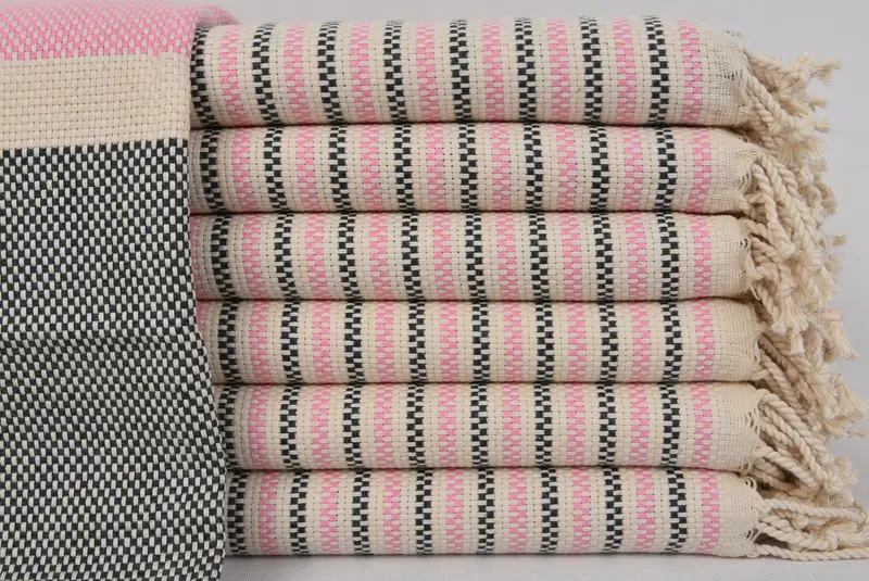 Travel towel, Turkish Towel Personalized, House Warming Gift, Peshtemal Towel, Personalized Gifts, Hammam towel, 70x40 Cotton Geometric Towel - 2