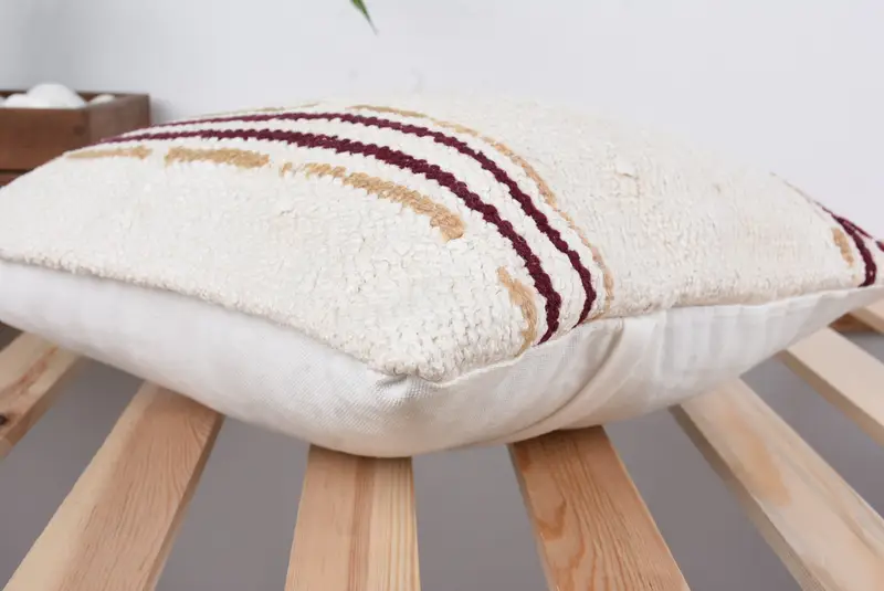 Interior Designer Pillow, Home Decor Pillow, 14x14 White Pillow Sham, Pillow Case, Vintage Kilim Pillow Cushion Cover, Vintage Kilim Throw Pillow - 6