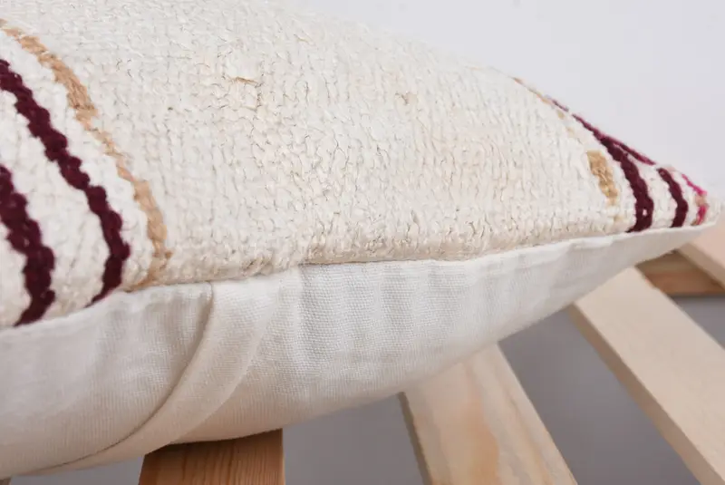 Interior Designer Pillow, Home Decor Pillow, 14x14 White Pillow Sham, Pillow Case, Vintage Kilim Pillow Cushion Cover, Vintage Kilim Throw Pillow - 7