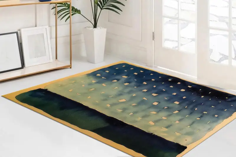 Modern Soyut Baskılı Halı: Mekanınızı Modaya Uygun Tasarımla Yükseltin