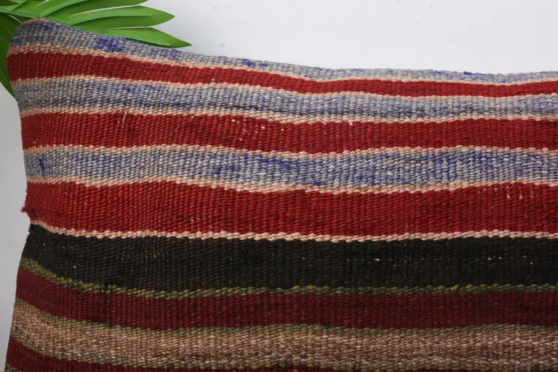 12x20 Red Cushion Case, Home Decor Pillow, Vintage Kilim Pillow, Anatolian Pillow Case, Vintage Kilim Throw Pillow, Pillow Case - 2
