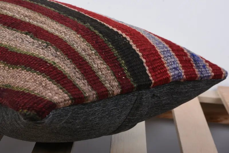 12x20 Red Cushion Case, Home Decor Pillow, Vintage Kilim Pillow, Anatolian Pillow Case, Vintage Kilim Throw Pillow, Pillow Case - 7