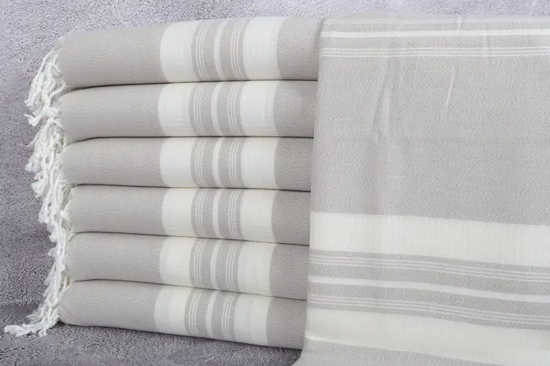 Best Friend Gift Ideas, Organic Turkish towel, Sand-free towel, 60x38 Cotton Striped Towel, Bath towel, Cancun Bachelorette Party Gift Ideas - 1