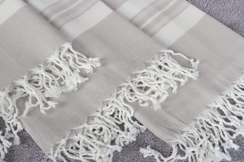 Best Friend Gift Ideas, Organic Turkish towel, Sand-free towel, 60x38 Cotton Striped Towel, Bath towel, Cancun Bachelorette Party Gift Ideas - 5