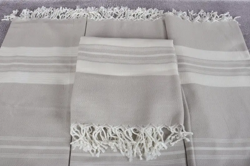 Best Friend Gift Ideas, Organic Turkish towel, Sand-free towel, 60x38 Cotton Striped Towel, Bath towel, Cancun Bachelorette Party Gift Ideas - 4