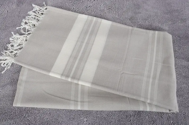 Best Friend Gift Ideas, Organic Turkish towel, Sand-free towel, 60x38 Cotton Striped Towel, Bath towel, Cancun Bachelorette Party Gift Ideas - 6
