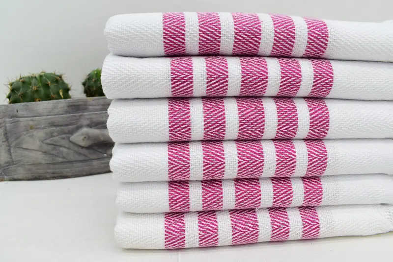 Monogram Hand Towel, Monogrammed Hand Towel, 36x24 Cotton Herringbone Towel, Gym Towel, Bridesmaid Gifts, Wedding Anniversary Gift, Birthday Gift - 2