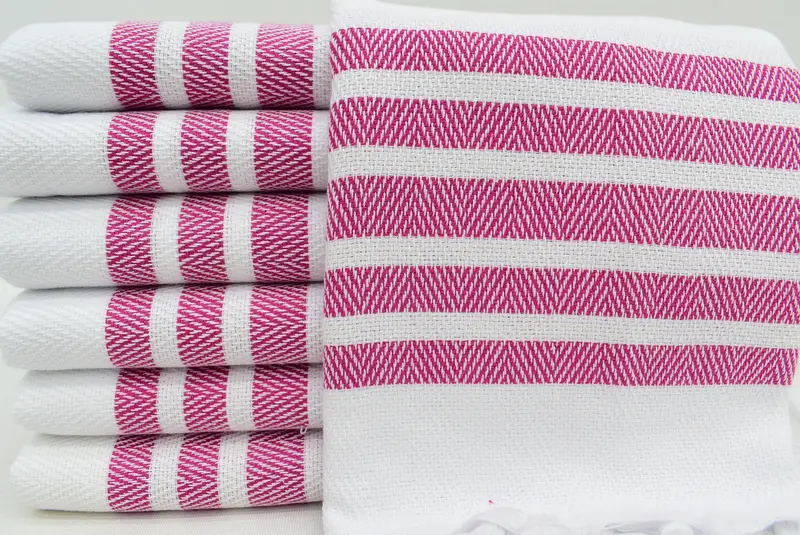 Monogram Hand Towel, Monogrammed Hand Towel, 36x24 Cotton Herringbone Towel, Gym Towel, Bridesmaid Gifts, Wedding Anniversary Gift, Birthday Gift - 1