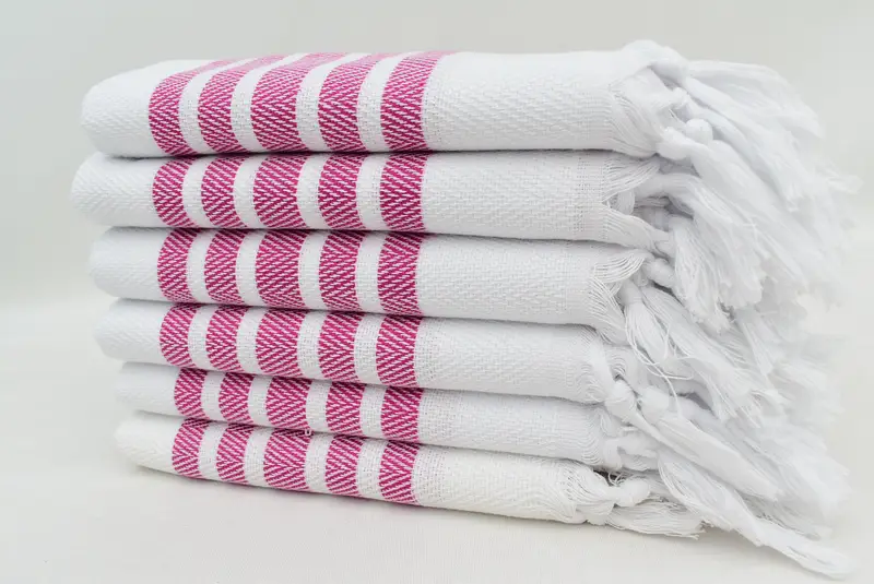 Monogram Hand Towel, Monogrammed Hand Towel, 36x24 Cotton Herringbone Towel, Gym Towel, Bridesmaid Gifts, Wedding Anniversary Gift, Birthday Gift - 4
