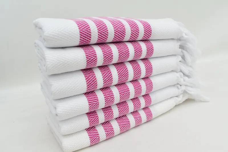 Monogram Hand Towel, Monogrammed Hand Towel, 36x24 Cotton Herringbone Towel, Gym Towel, Bridesmaid Gifts, Wedding Anniversary Gift, Birthday Gift - 3