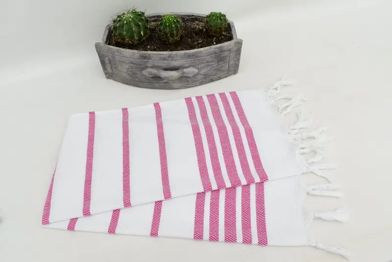 Monogram Hand Towel, Monogrammed Hand Towel, 36x24 Cotton Herringbone Towel, Gym Towel, Bridesmaid Gifts, Wedding Anniversary Gift, Birthday Gift - 8