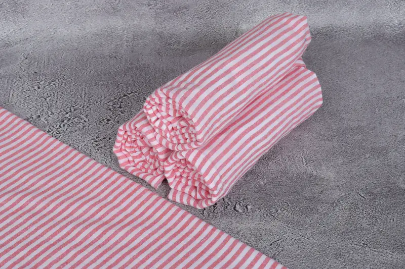 Valentines Gift, Embroidery Towel, Lightweight Turkish towel, Custom Name Towel, 68x36 Cotton Striped Towel, Wedding Gift, Monogrammed Beach Towel - 8