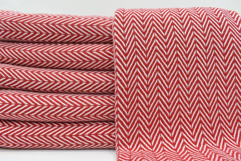 Lightweight Turkish towel, Bridemaids Beach Towel, Boyfriend Christmas Gift, Personalized Beach Towel, 68x40 Cotton Zig zag Towel, Wedding Gift - 1