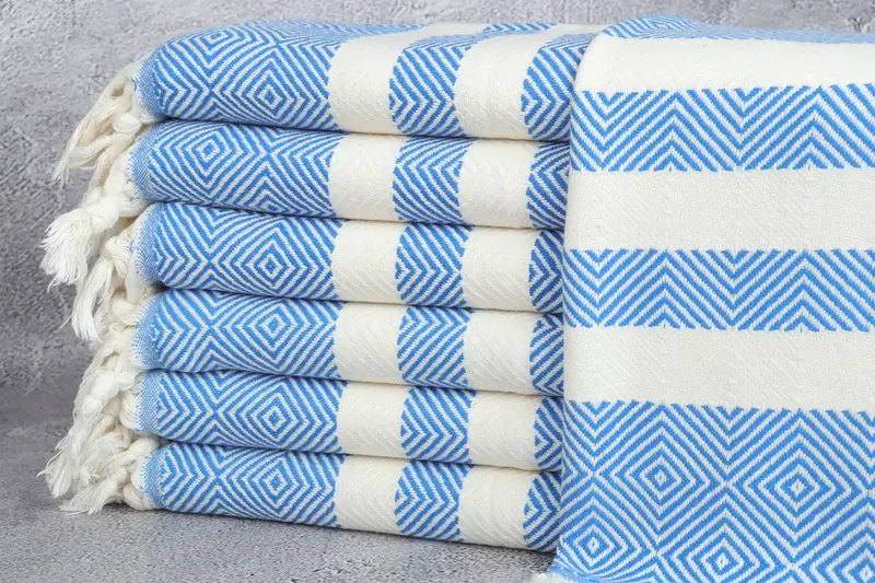 Kitchen Towel, Bridal Shower Gift, Best Friend Gift Ideas, Personalized Gifts, Handmade Gift, 32x20 Cotton Diamond Towel, Monogrammed Hand Towel - 1
