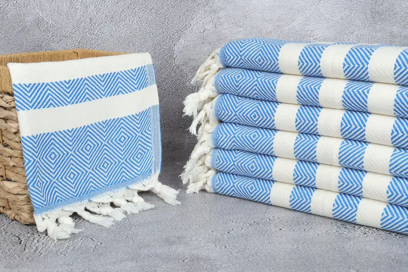 Kitchen Towel, Bridal Shower Gift, Best Friend Gift Ideas, Personalized Gifts, Handmade Gift, 32x20 Cotton Diamond Towel, Monogrammed Hand Towel - 3