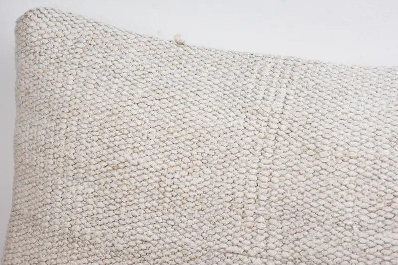8x16 Beige Pillow Cover, Kilim Cushion Sham, Bolster Throw Pillow, Turkish Pillow, Home Decor Pillow, Toss Pillow, Cushion Cover - 2