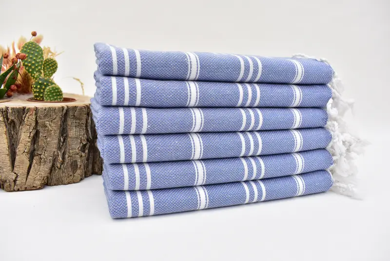 Monogram Kitchen Towel, 40x24 Cotton Striped Towel, Travel Towel, Turkish Hand Towel, Personalized Hand Towel, Spa Towel, Bachelorette Party Favor - 2